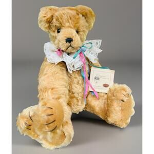 1989 Clementine Handmade Barbara Whisnant Bear Barbear Distressed Mohair 11”